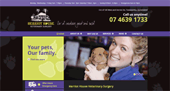 Desktop Screenshot of herriothousevets.com.au